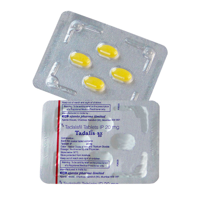 Tadalis SX 20 mg – compresse gialle in blister